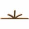 Ekena Millwork Richland Timber Gable Bracket, Western Red Cedar, 108"W x 45"H x 3 1/2"D x 5 1/2"F, 10/12 Pitch GBW108X45X0406RIC00SWR - alternate 4